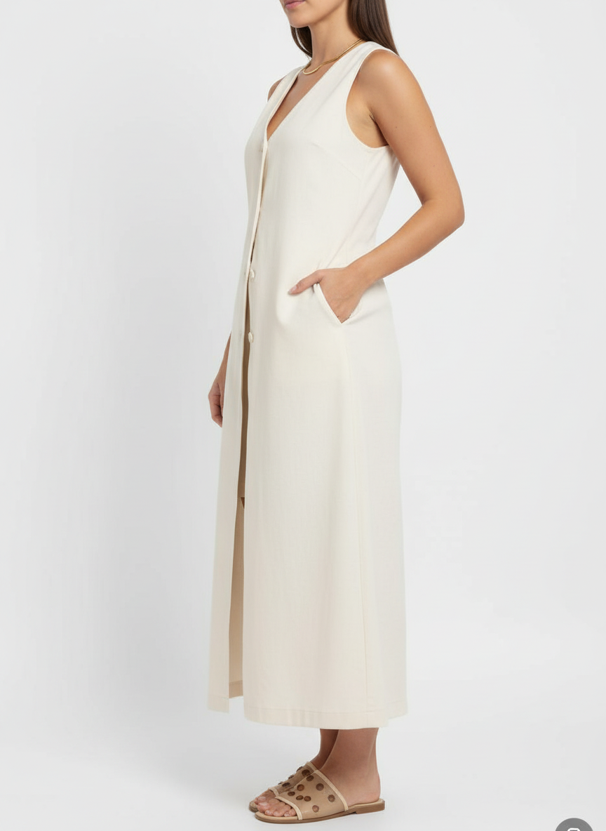 Shorts With Long Vest Co-ord Set