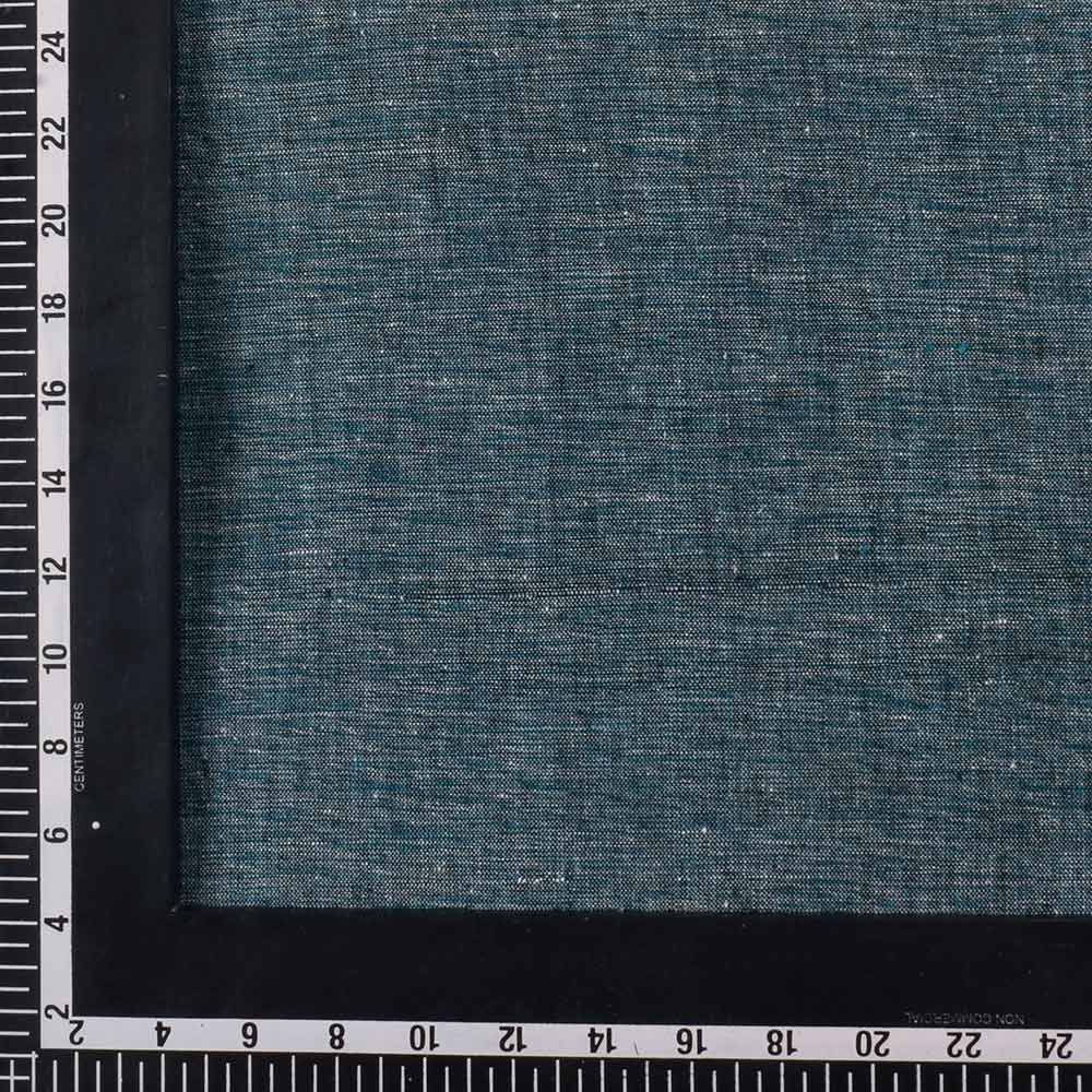 CHAMBRAY GREY BLUE KHADI COTTON 158 GSM HANDWOVEN FABRIC