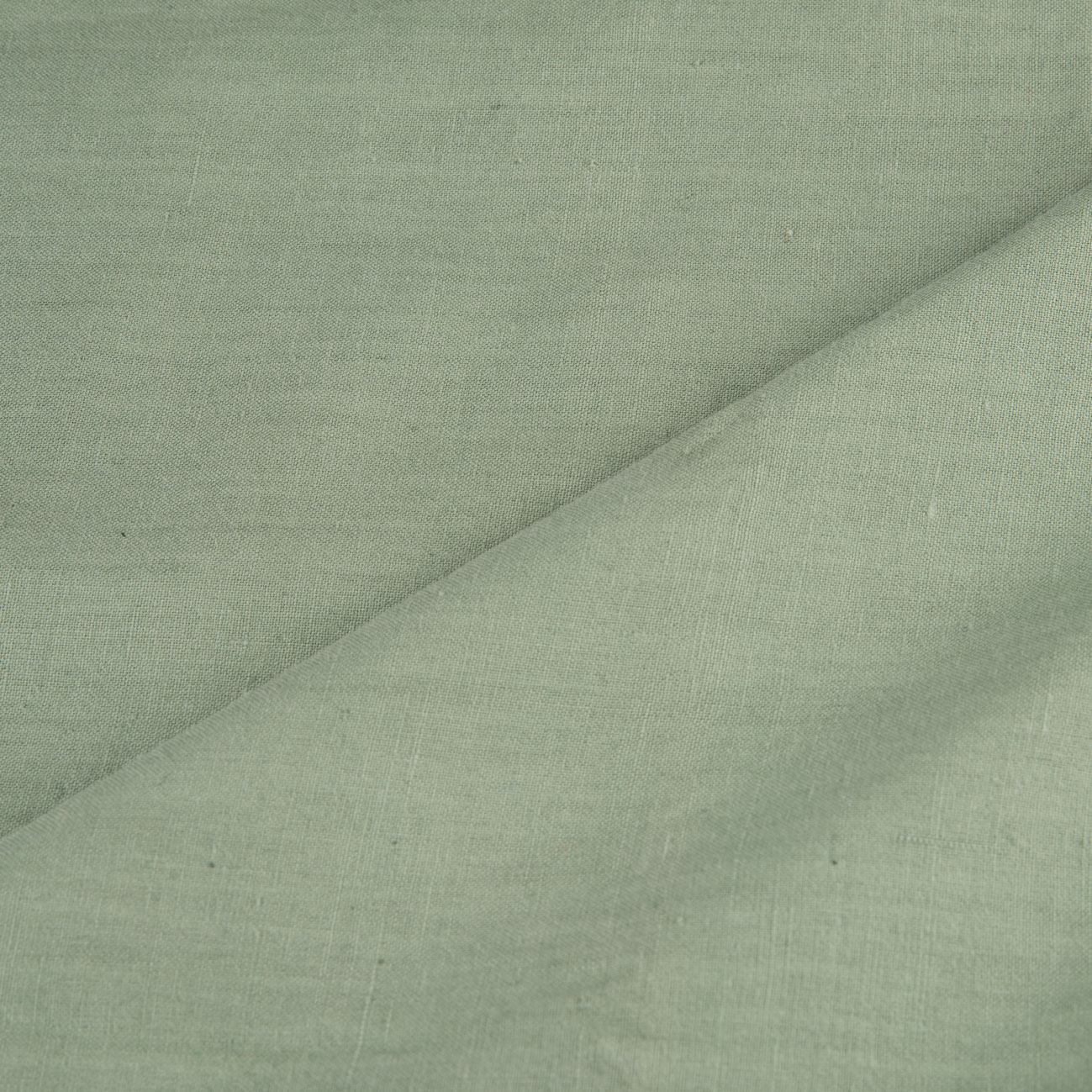 Plain Light Green Natural Mulberry Dyed 115 GSM Handwoven Cotton Kora Fabric