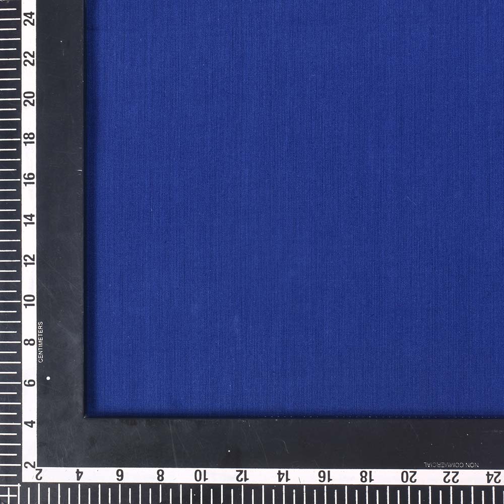 SOLID ROYAL BLUE PURE COTTON 90 GSM HANDWOVEN FABRIC