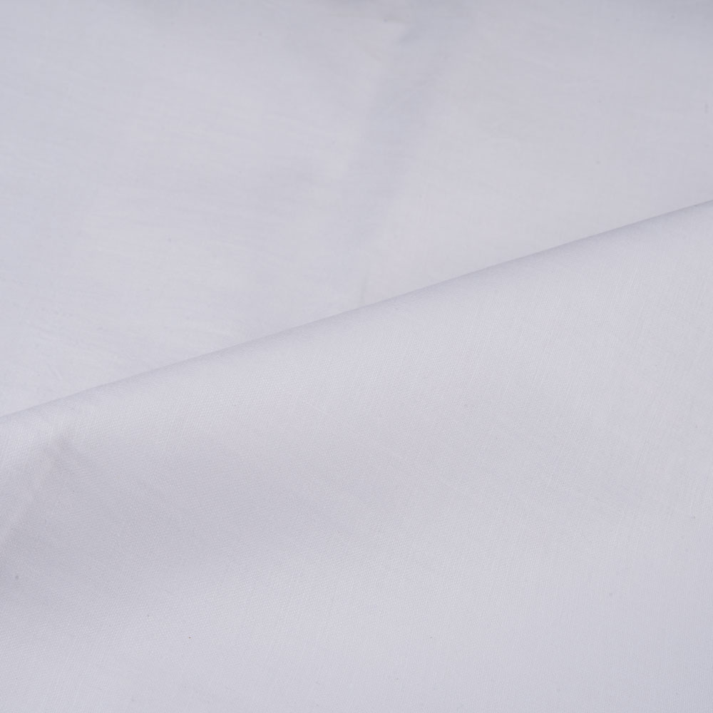 White Calico Khadi Cotton 131 GSM Fabric - Bleached, Dyeable & 36 Inch Width