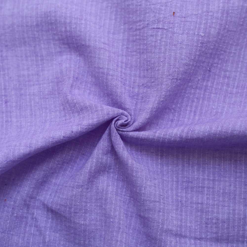 Stripe Purple Pure Cotton 90 GSM Handwoven Fabric