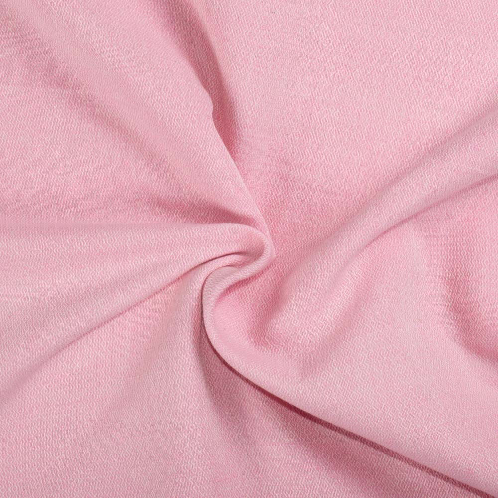 Pink Diamond Twill Cotton Khadi 120 GSM Handwoven Fabric 