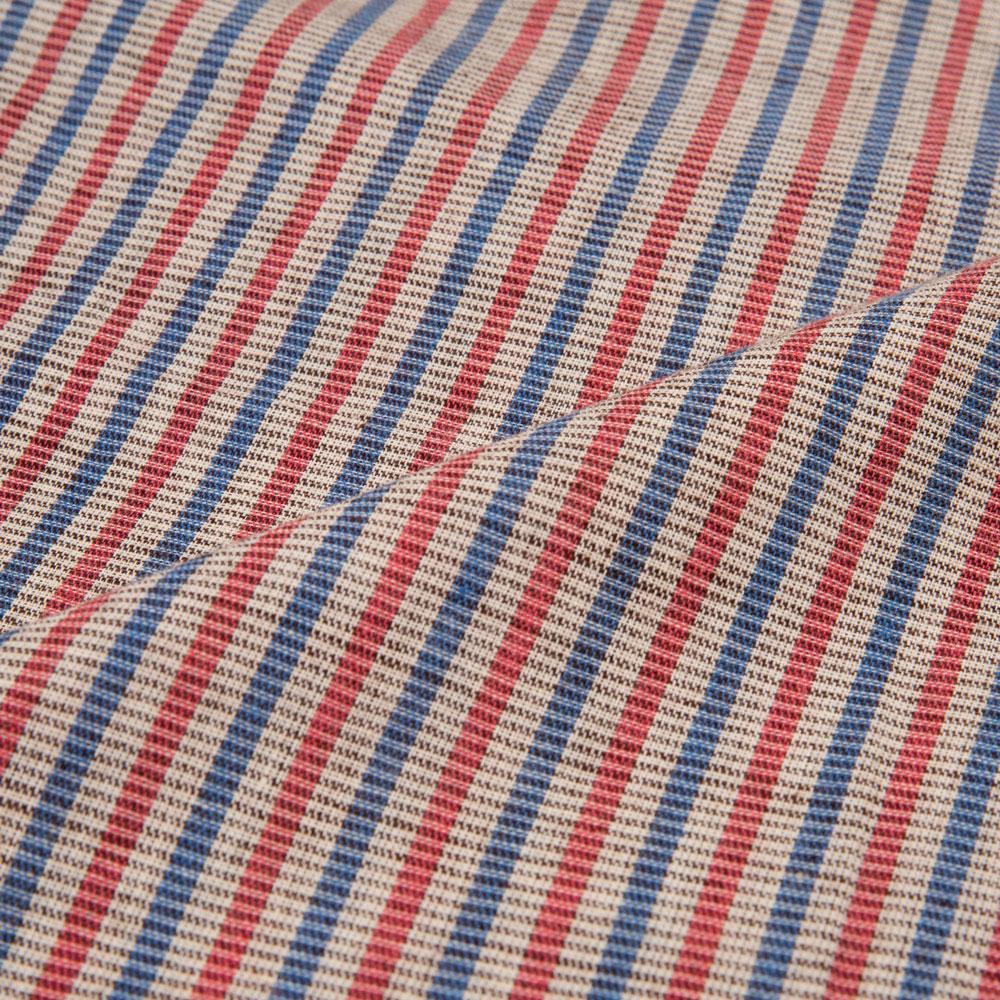 CHECK MULTICOLOUR PURE COTTON 88 GSM HANDWOVEN FABRIC 307