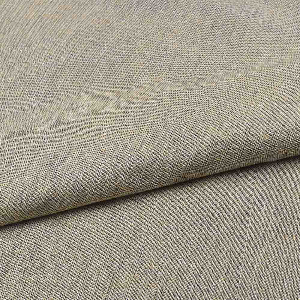 HERRINGBONE YELLOW PURE COTTON 100 GSM HANDWOVEN FABRIC