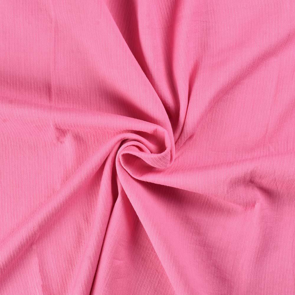 Stripe Pink Pure Cotton 77 GSM Handwoven Fabric 55