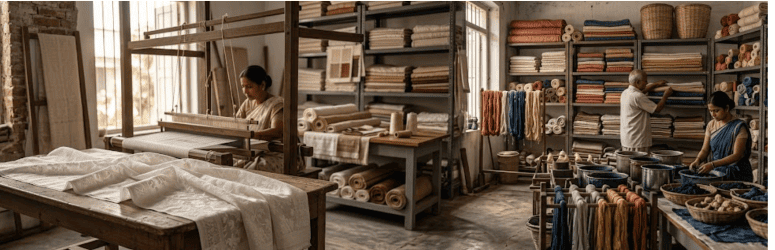 Handwoven Jamdani vs Machine-Made: What Wholesale Buyers Should Know