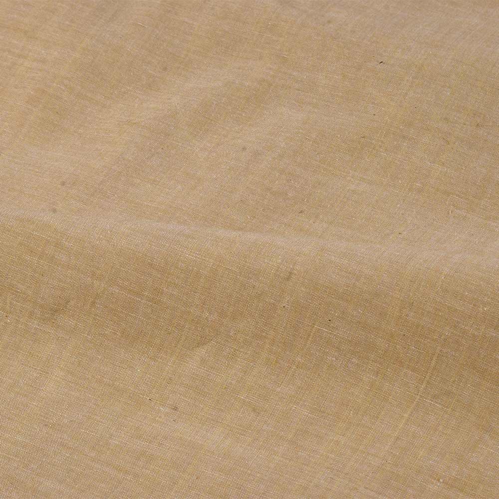 CHAMBRAY YELLOW KHADI COTTON 62 GSM HANDWOVEN FABRIC