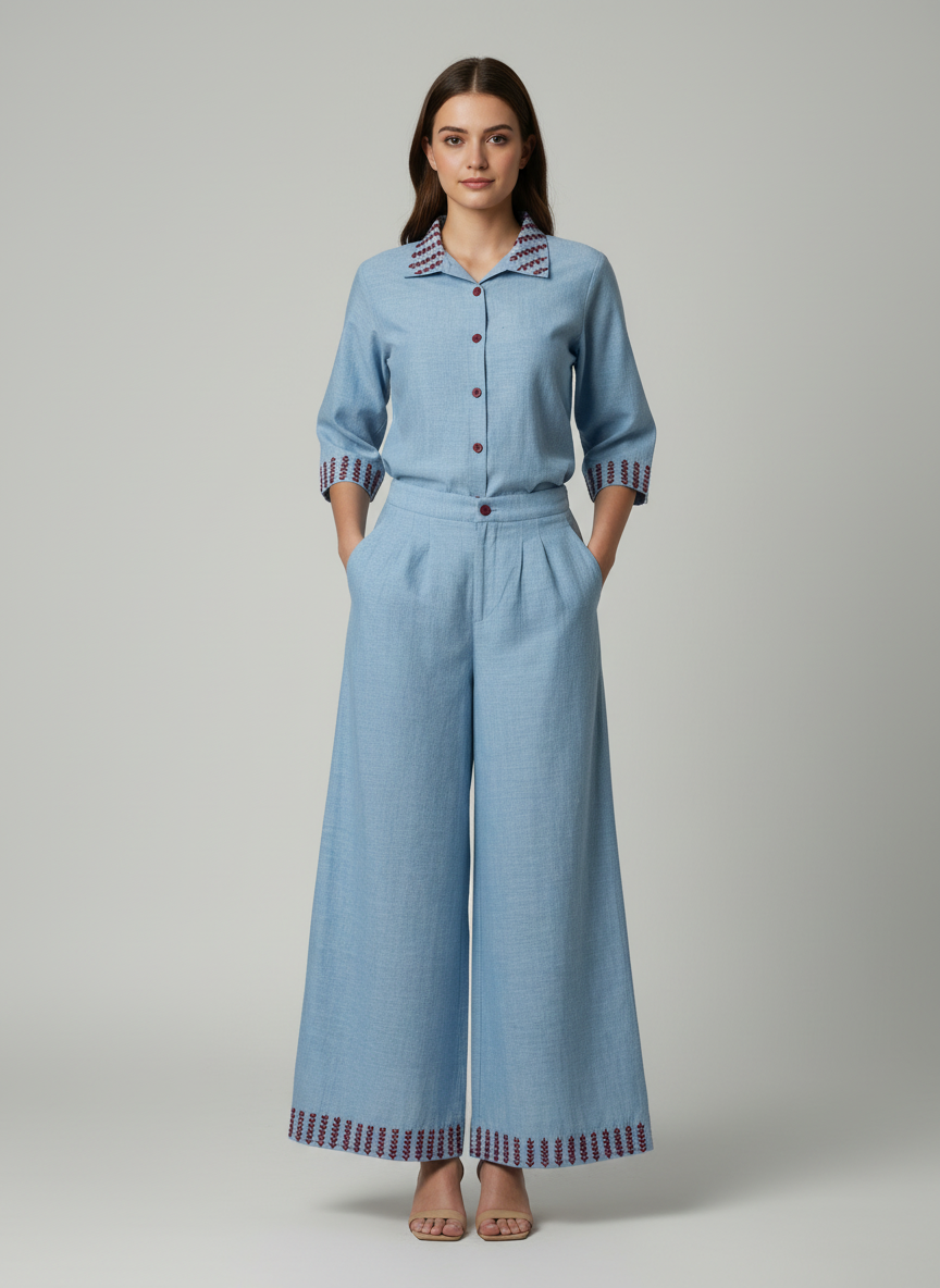 Embroidered Co-ord Set