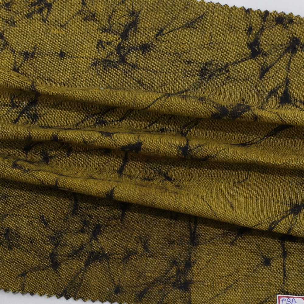 ABSTRACT OLIVE GREEN BATIK printed COTTON 110 GSM FABRIC - HAND PRINTED