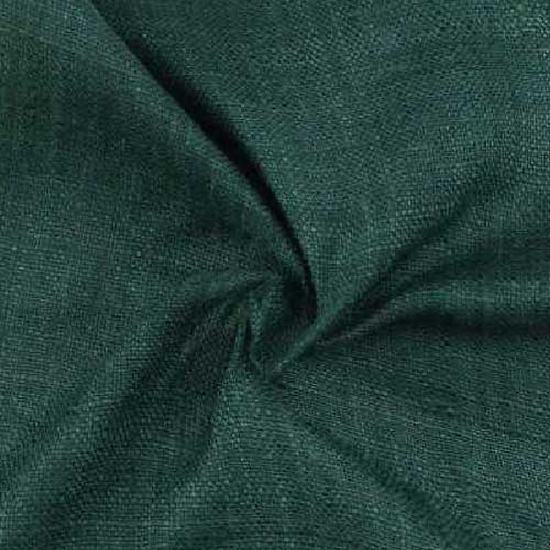 Plain Green Pure Matka 110 GSM Handwoven Fabric