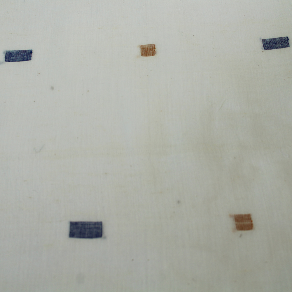 Geometric Cream Jamdani Pure Cotton 55 GSM Fabric 59