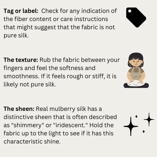 Tips to Identify Genuine Mulberry Silk Fabrics