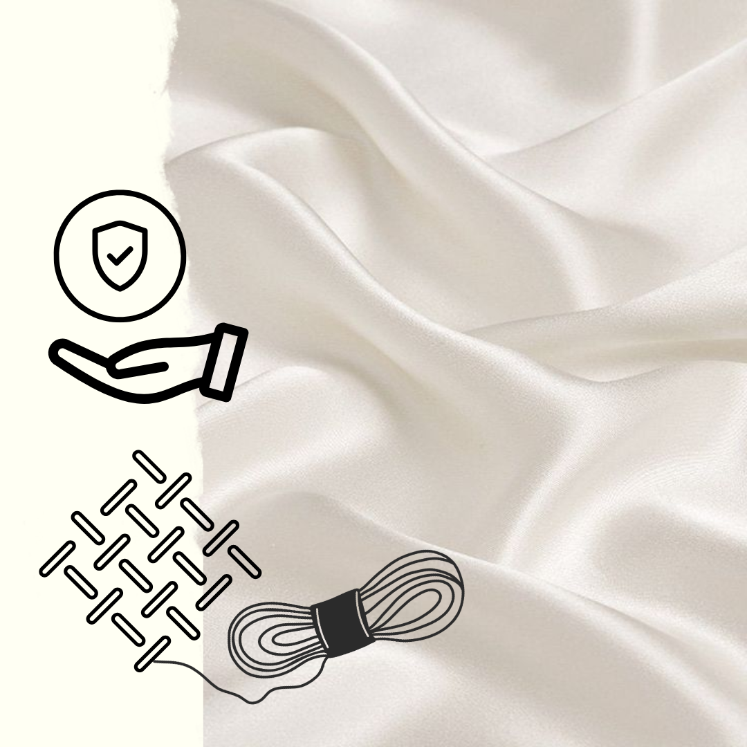 Silk reduction approximately 1% to 3% during laundering