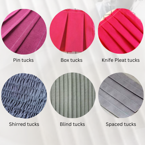 Types of Tucks