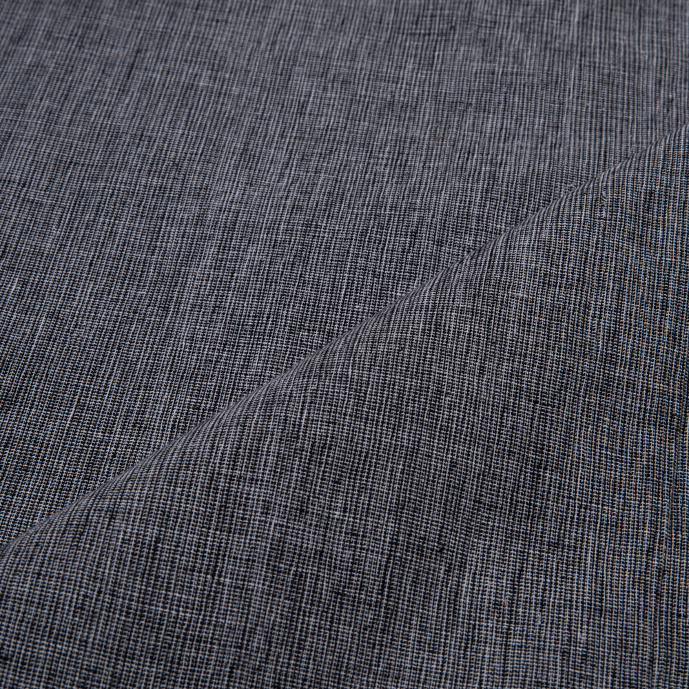 CHAMBRAY GREY PURE COTTON 103 GSM HANDWOVEN FABRIC