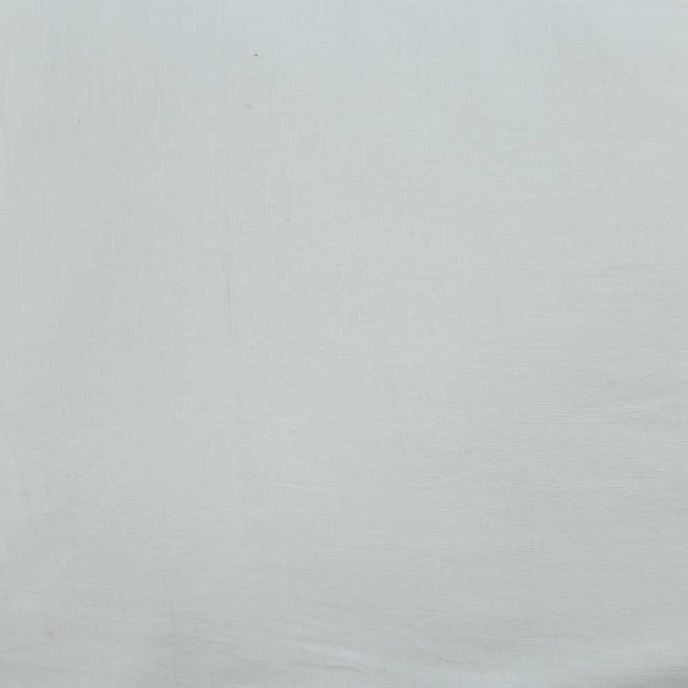 White Khadi 115 GSM Handspun & Handwoven Fabric - Bleached, Dyeable