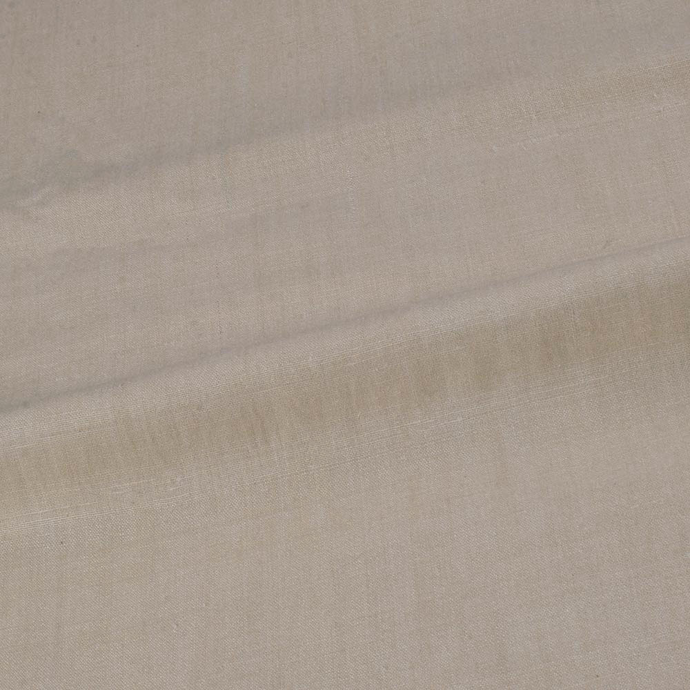 Plain Natural Matka Muga & Tussar Silk Blend 108 GSM Fabric