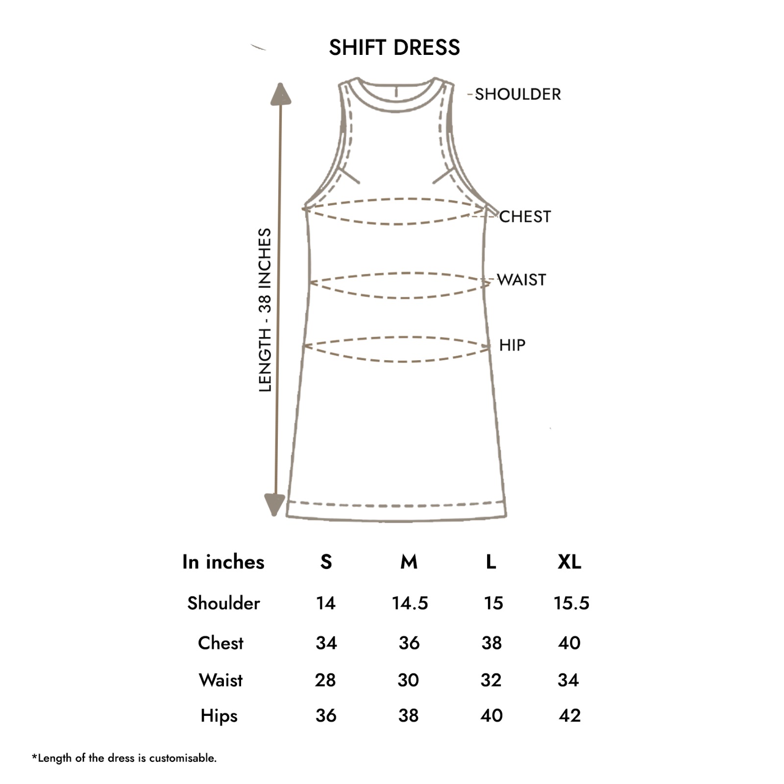 A-line Shift Dress