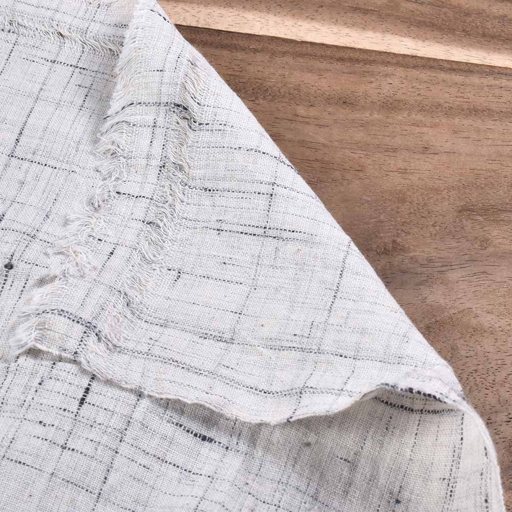 FUTKI CREAM PURE COTTON 106 GSM HANDWOVEN FABRIC