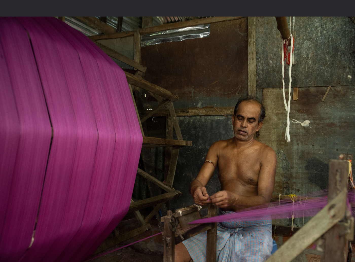 Winding & Warping Process of Fabric