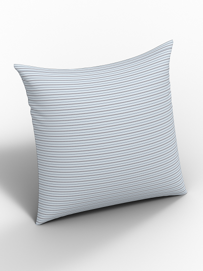 Check Red Blue & Black Khadi Cushion Cover