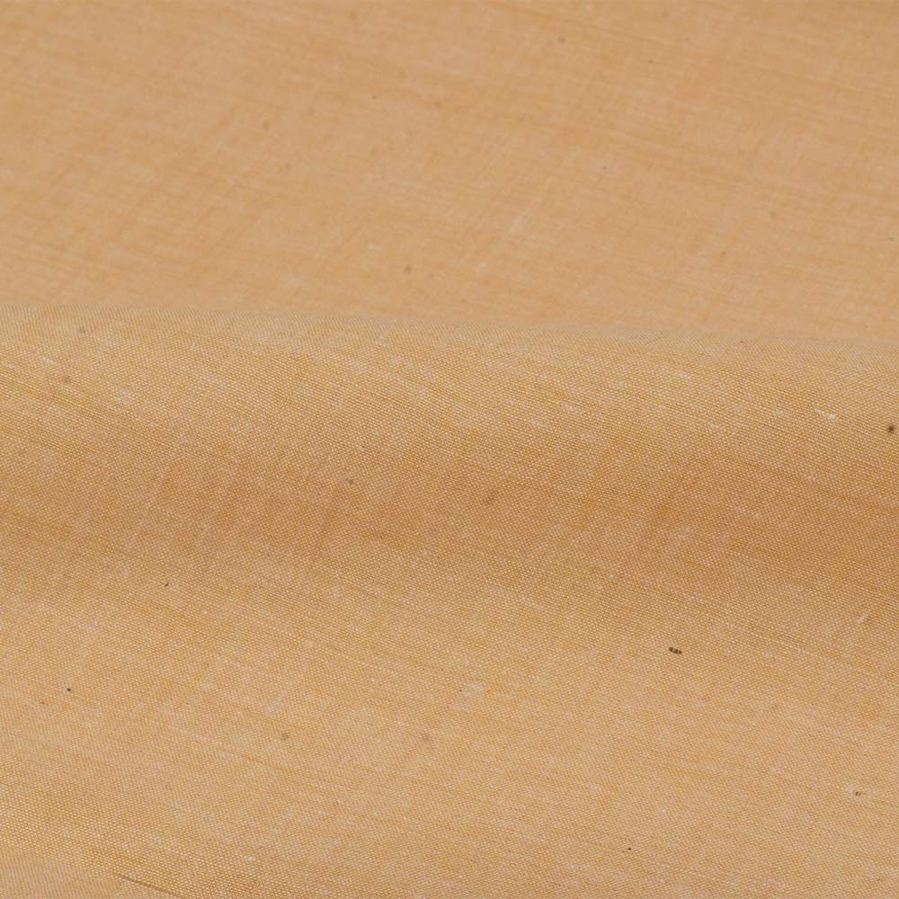 CHAMBRAY CREAM KHADI COTTON 62 GSM HANDWOVEN FABRIC