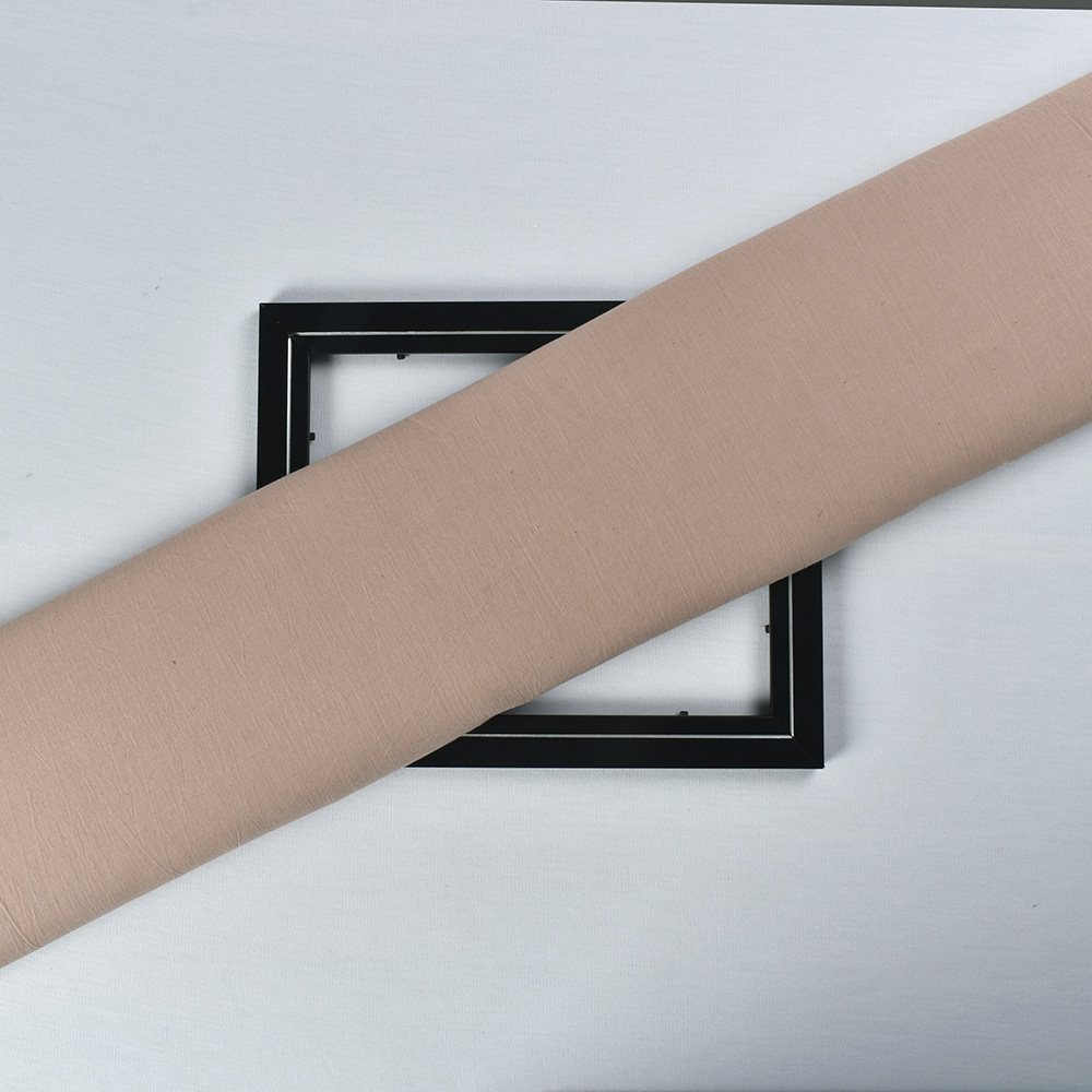 Plain Brown Pure Cotton 70 GSM Handwoven Fabric H87