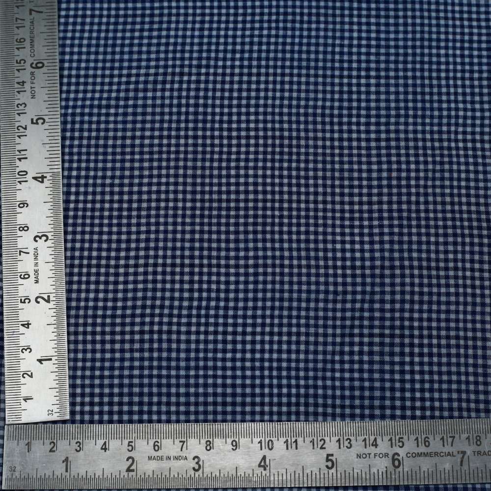 PURE COTTON YARN DYED 65 GSM FABRIC | DESIGN -CHECKS N