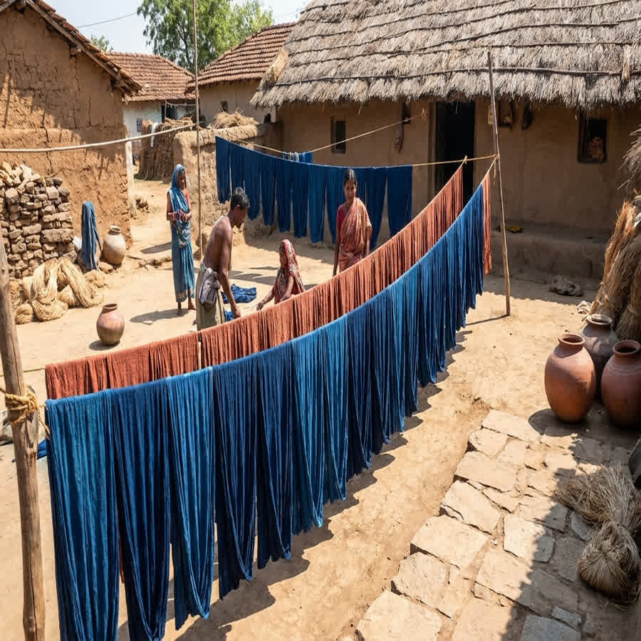 Dye Chemistry and Sustainability in Artisan Clusters — Anuprerna handloom