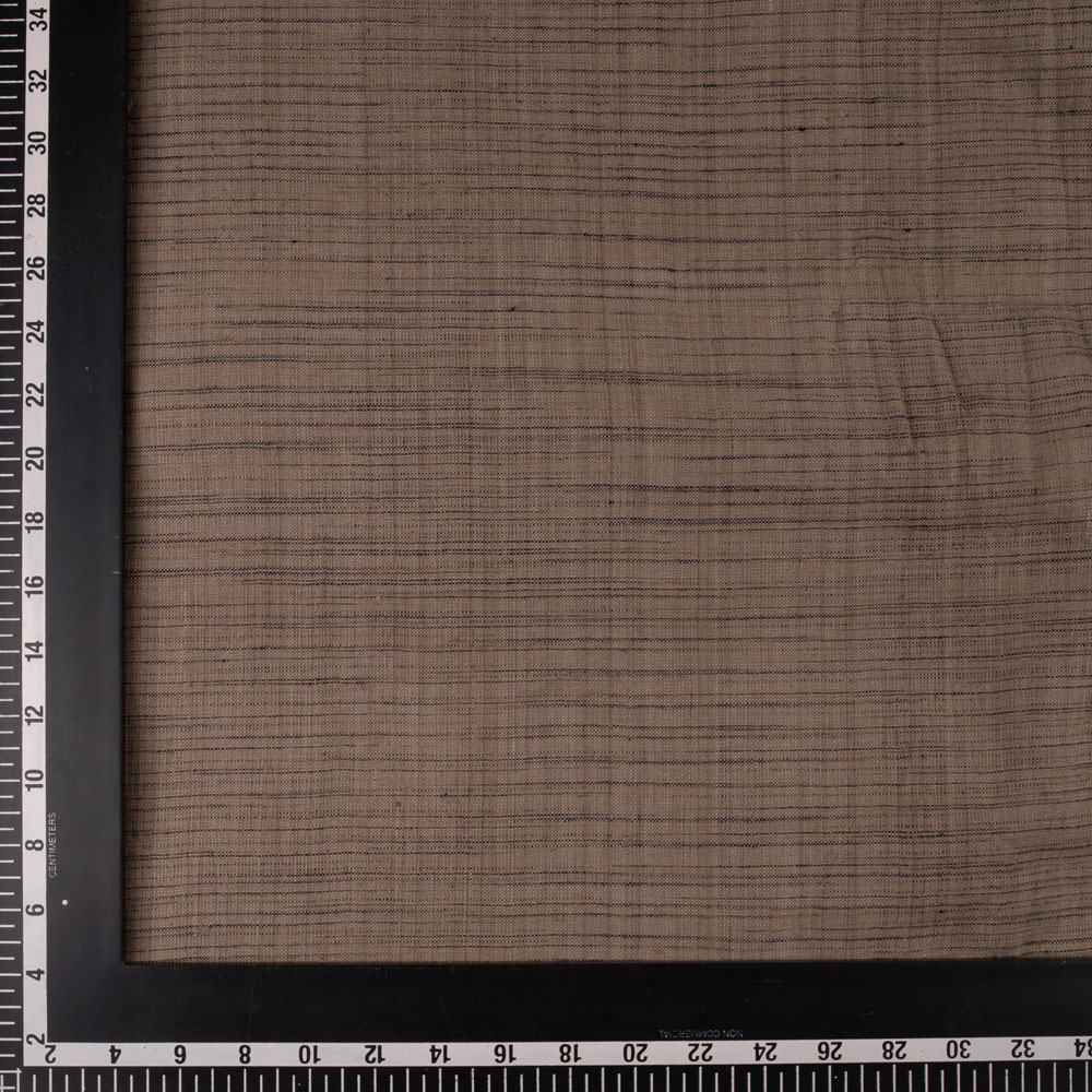 LIGHT BROWN YARN TIE DYE 153 GSM COTTON FABRIC