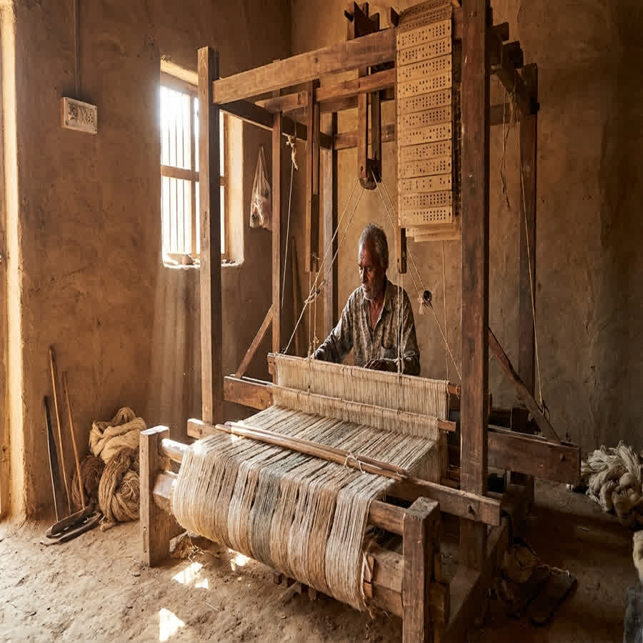 What is Jacquard Fabric? Beyond the Industrial Loom — Anuprerna handloom
