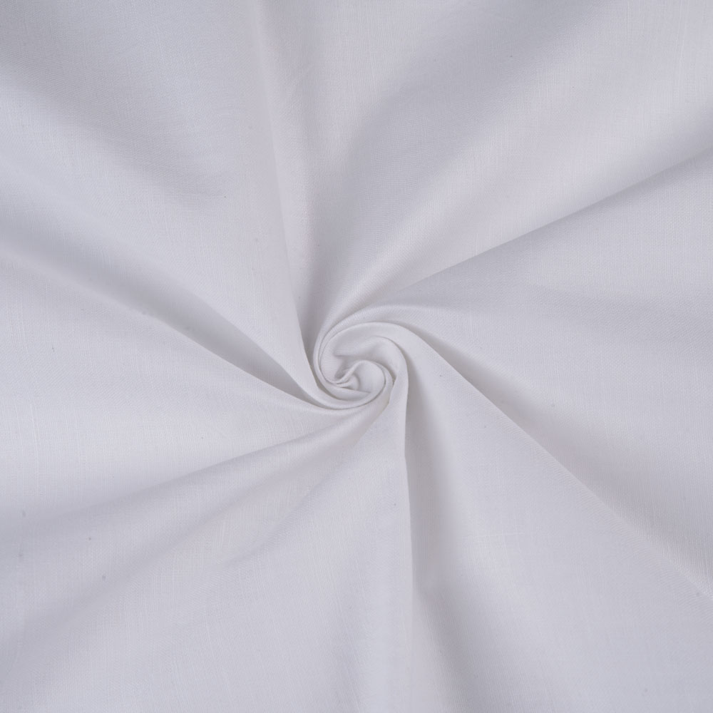 WHITE Calico KHADI COTTON 131 GSM FABRIC - BLEACHED, DYEABLE & 36