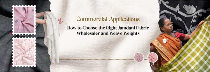 Commercial Applications: How to Choose the Right Jamdani Fabric Wholesaler and Weave Weights