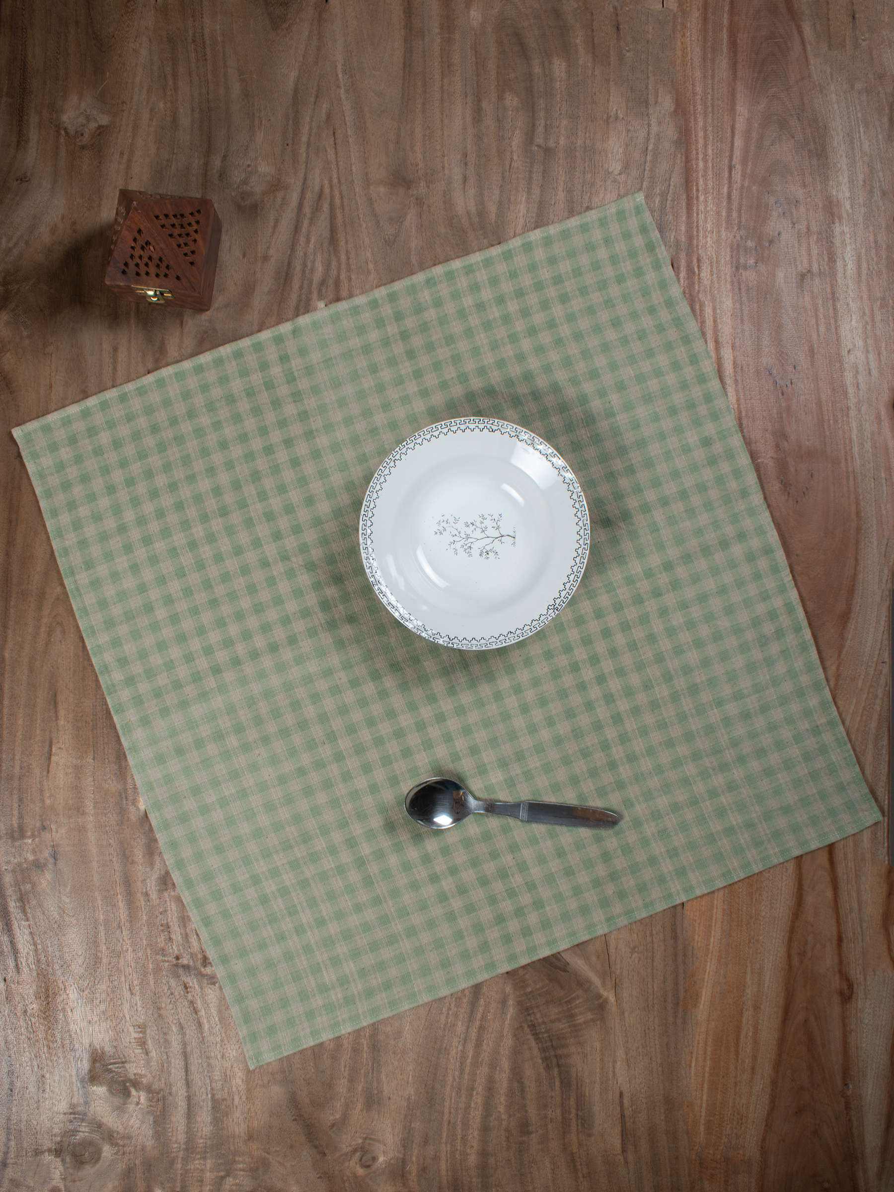 Natural dyed Handwoven Khadi Table Napkin