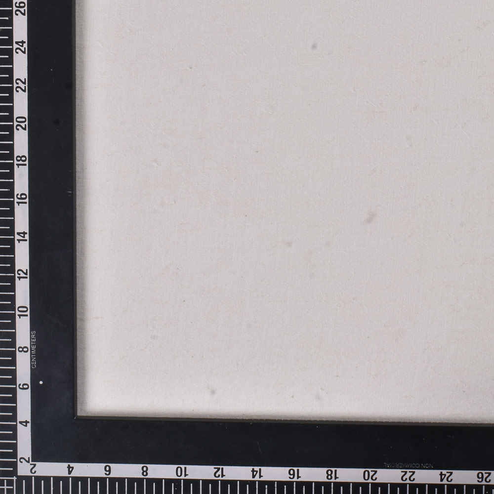 PLAIN WHITE HEMP & COTTON 110 GSM HANDWOVEN FABRIC