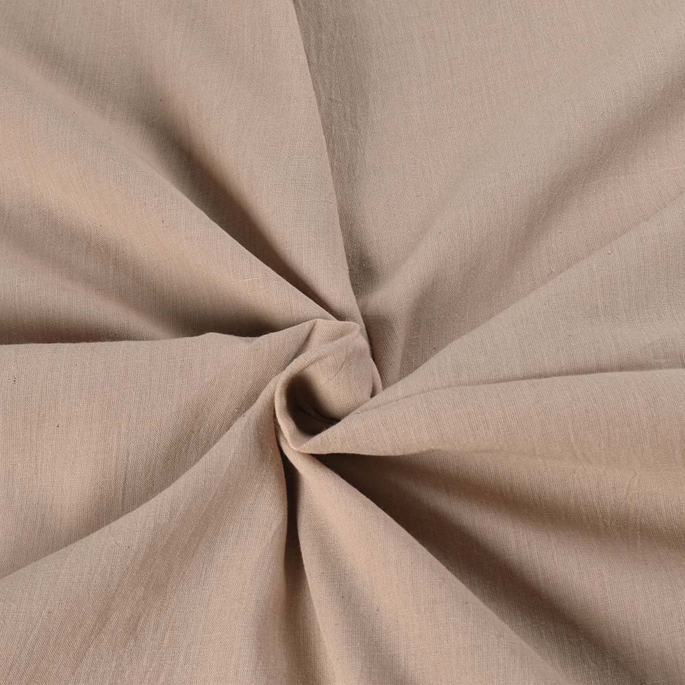 Plain Brown Pure Cotton 70 GSM Handwoven Fabric H87