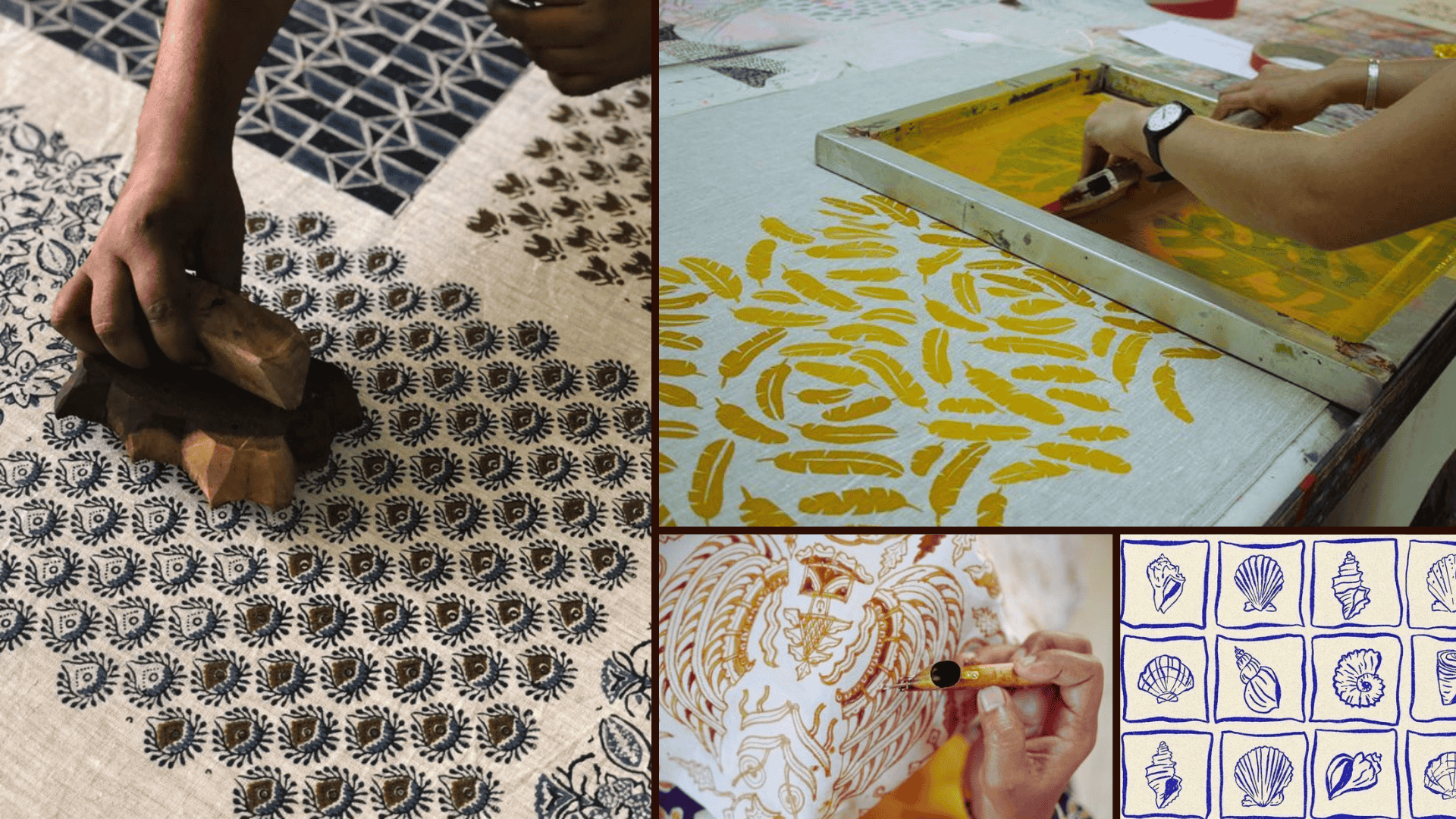 Exploring How To Textile Print: Hand Block Printing, Screen Printing, Batik Printing And Digital Printing