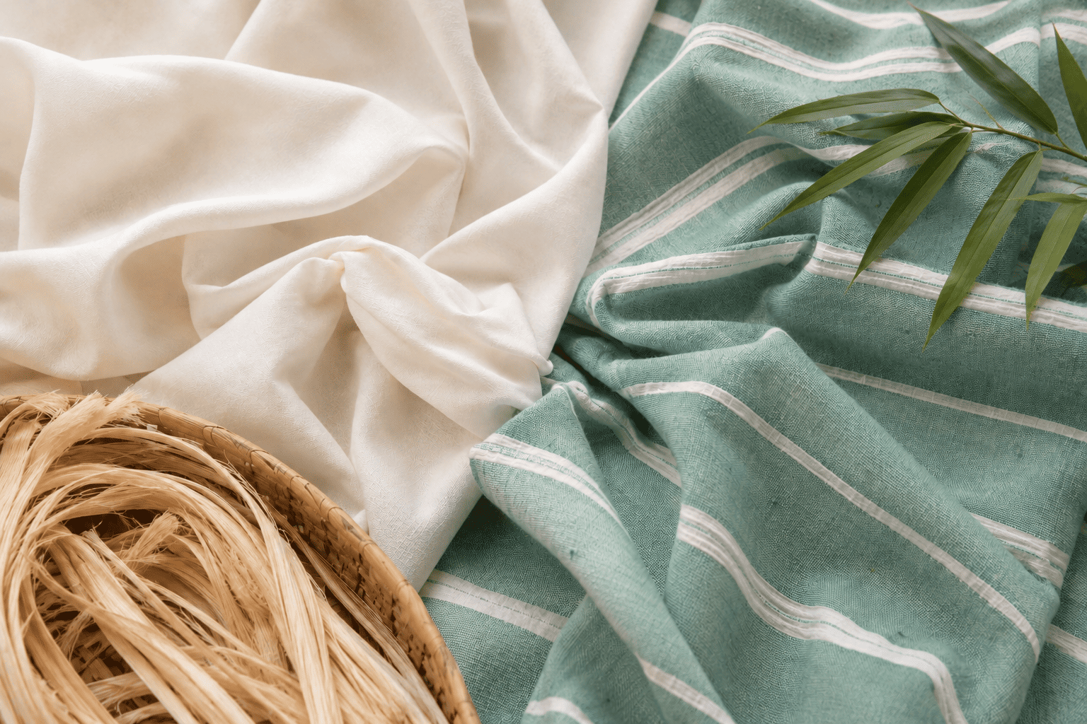 Banana Fibre Fabric and Khesh Fabric showcasing natural textures and handcrafted sustainable weaving traditions.