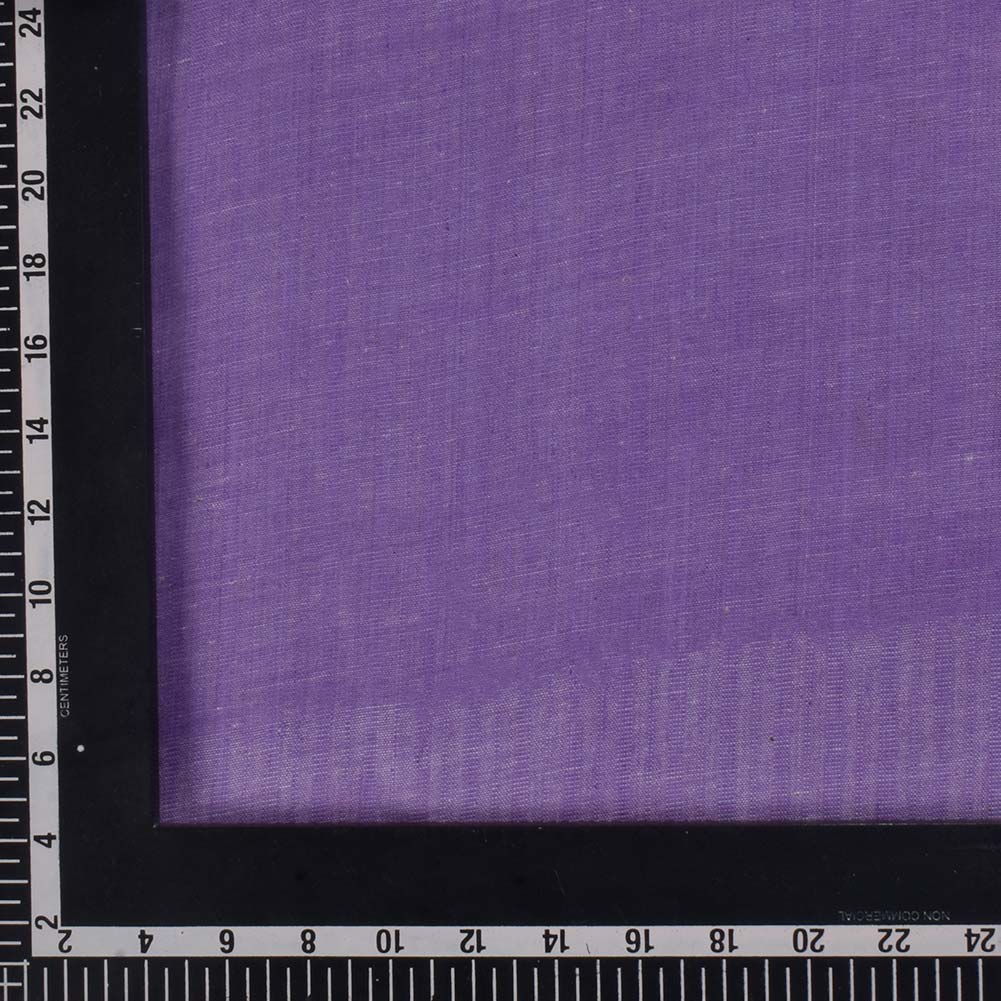 CHAMBRAY PURPLE KHADI COTTON 105 GSM HANDWOVEN FABRIC
