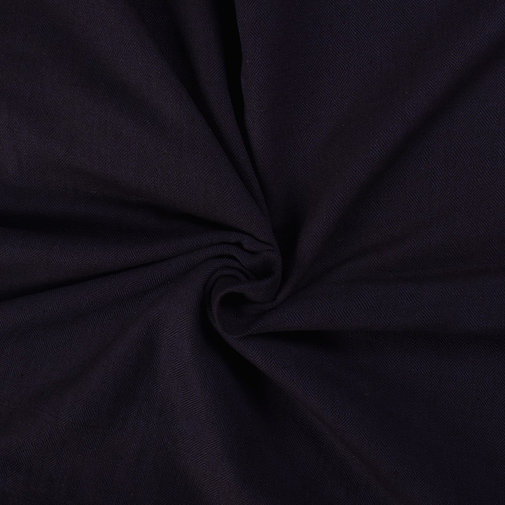 Coffee Diamond Twill Khadi Cotton 130 GSM Fabric