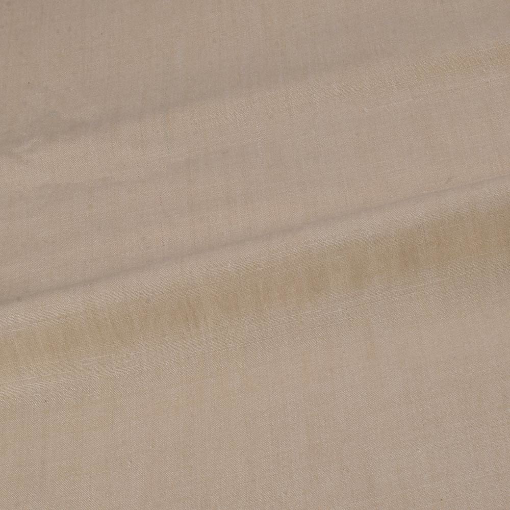 PLAIN NATURAL MATKA MUGA & TUSSAR SILK BLEND 108 GSM FABRIC