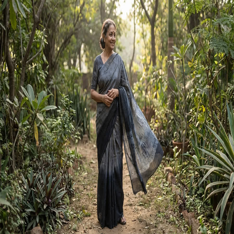 Reinventing the Classic: The Modern Batik Print Saree — Anuprerna handloom
