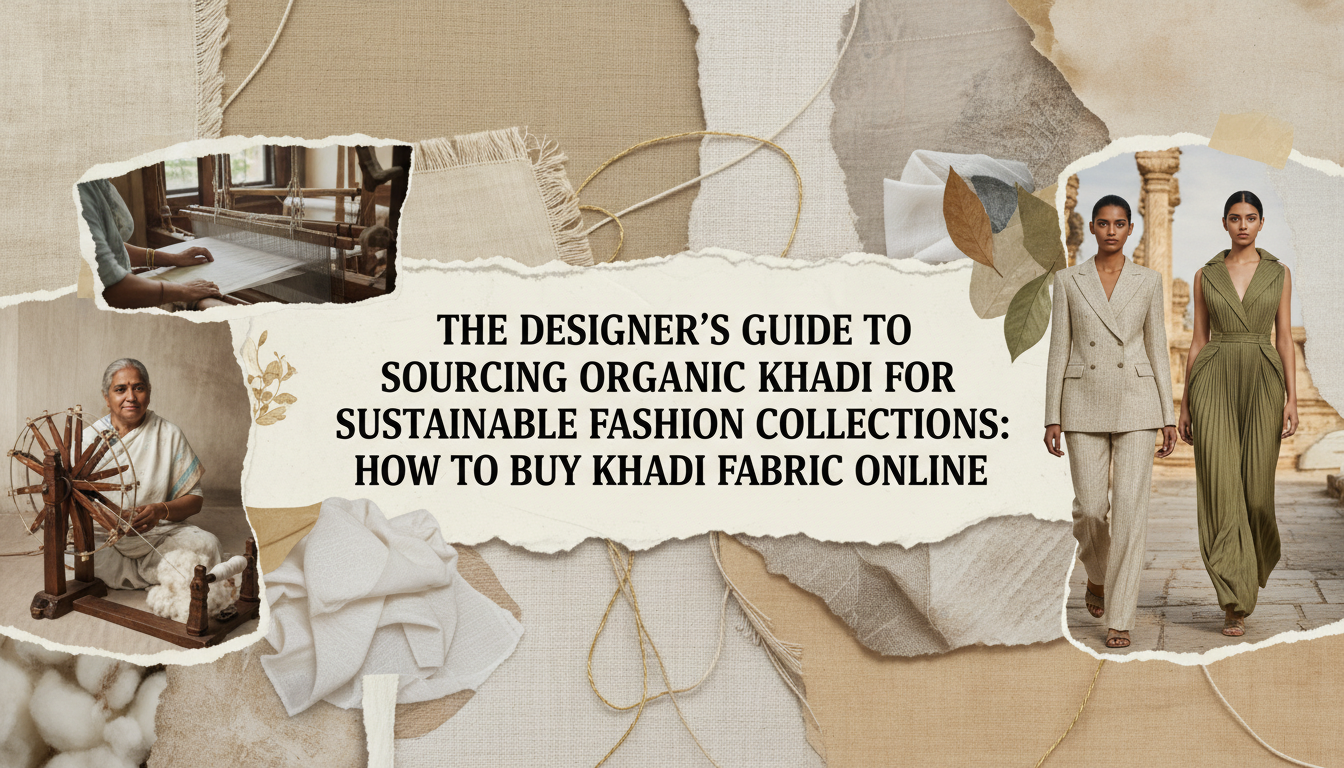 The Designer’s Guide to Sourcing Organic Khadi for Sustainable Fashion Collections: How to Buy Khadi Fabric Online