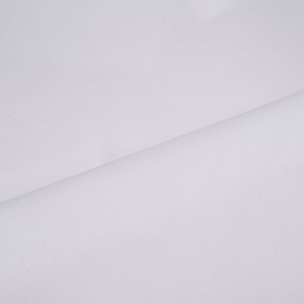 White Calico Khadi Cotton 102 GSM Fabric - Bleached, Dyeable & 36 inch Width
