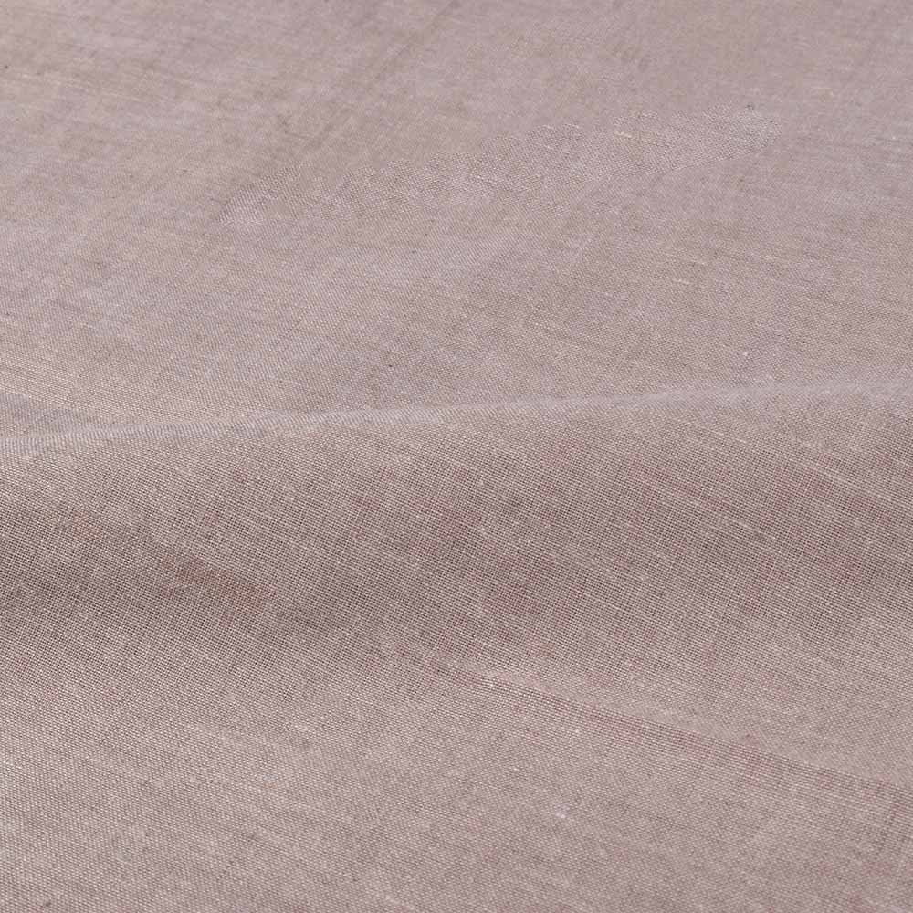 PLAIN TAUPE KHADI COTTON 70 GSM HANDWOVEN FABRIC
