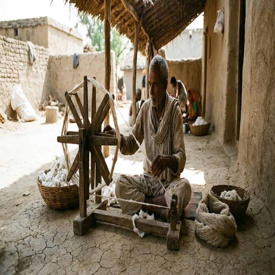 The Artisan Supply Chain: Why Traceability Matters in Khadi Online Shopping — Anuprerna handloom