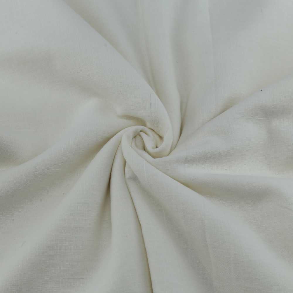 White Khadi 130 GSM Handspun & Handwoven Fabric - Bleached, Dyeable