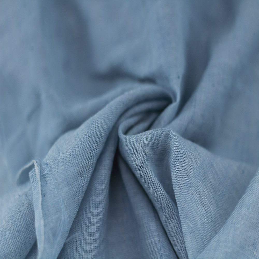 Geometric Blue Jamdani Pure Cotton 55 GSM Fabric 49