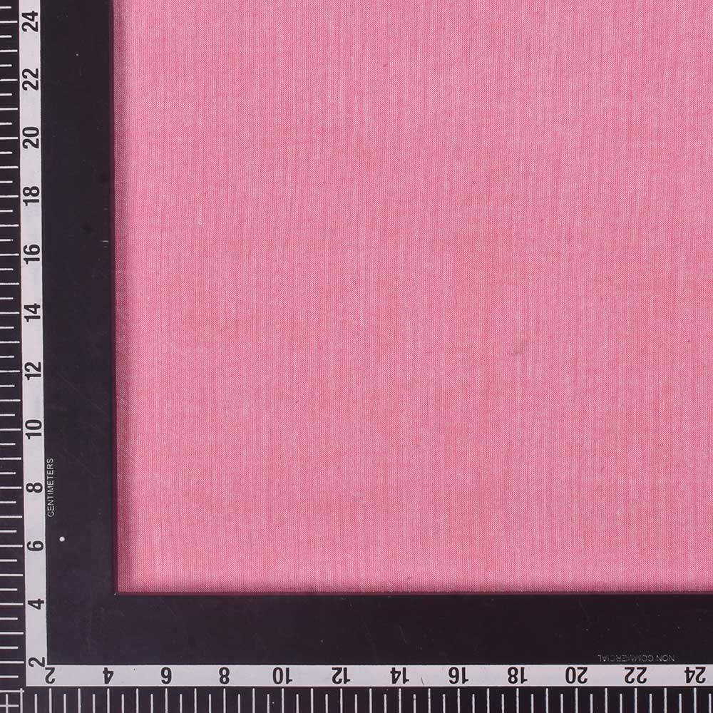 PLAIN LIGHT PINK PURE COTTON 78 GSM HANDWOVEN FABRIC